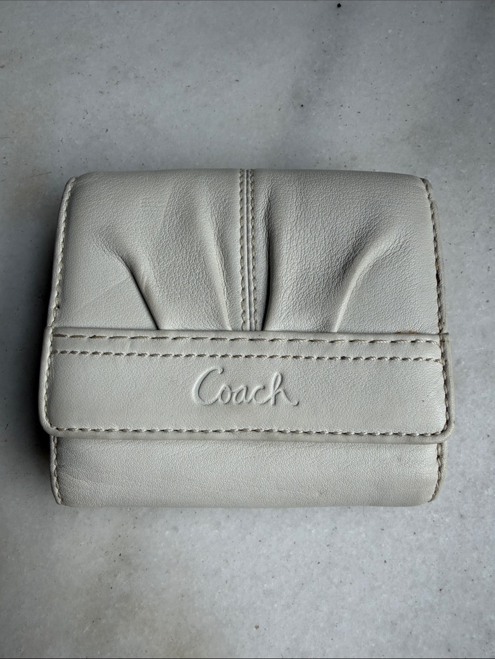 Vintage Coach Trifold Wallet